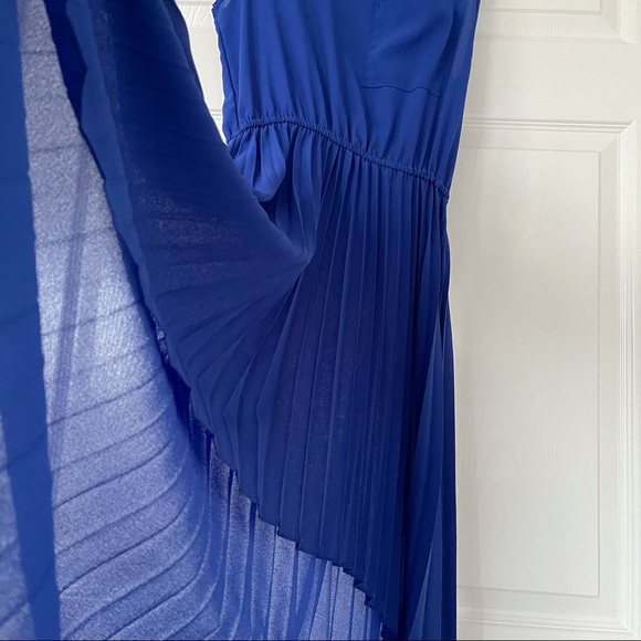 SSEMIENNE Hi-Low Pleated Dress With Pocket - Picture 6 of 8